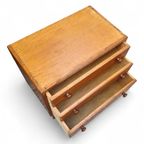 Vintage Design Ladekastje, Massief Hout H63b59d34cm thumbnail 5
