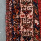 Prachtig Oud Vintage Oosters Vloerkleed Met Voornamelijk Rood Tinten 168x112cm thumbnail 5