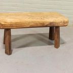 Vintage Wabi Sabi Rustieke Bijzettafel Plantentafel thumbnail 6