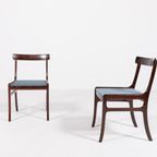 Ole Wanscher Dinning Chairs ‘Rungstedlund’ By Poul Jeppesen Møbelfabrik, 1950’S Denmark thumbnail 7