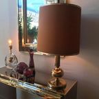 Mid Century Regency Messing Lamp thumbnail 4