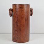 Vintage Massief Houten Paraplubak, Frankrijk 1950 Art Deco thumbnail 9
