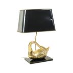 Grote Zwaan Lamp Hollywood Regency Tafellamp Regina Italy 58Cm thumbnail 5