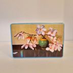 Vintage Van Melle Blik Magnolia Gemberpot Vintage Koektrommel thumbnail 2