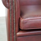 Nette Hoogwaardige Rundleren Clubfauteuil In Klassiek Engelse Stijl thumbnail 10