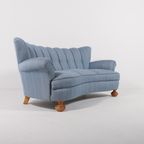 Scandinavian Design Curved Sofa, 1940’S Sweden thumbnail 2