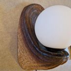 Vintage Wandlamp Jaren 70 Brutalist Keramieke Lamp thumbnail 6