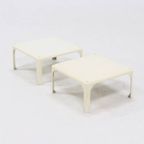Set Of 2 Demetrio 45 Stackable Tables By Vico Magistretti For Artemide 1960S thumbnail 3