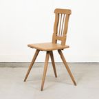 Antieke Wabi Sabi Primitieve Bergstoel thumbnail 3