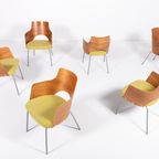 Set Of 6 Scandinavian Design ‘Cortina’ Shell/Club Chairs By Gunilla Allard thumbnail 3