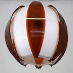 Prachtige En Zeldzame Plastic Space Age Ufo-Lamp - Massive - Belgian Design - 1970 thumbnail 3