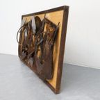 Groot Henrik Horst Wandsculptuur Brutalistische Deens Design thumbnail 8