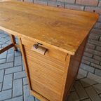 Antiek Artdeco Bureau Beuken Bureau Vintage thumbnail 8