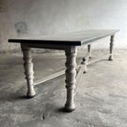 Grey Wood Monastery Table thumbnail 8