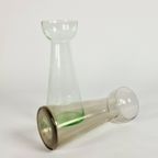 Leerdam Glas - Copier - Hyacint Glazen (2) - Annagroen - Rookglas - 1933 thumbnail 4