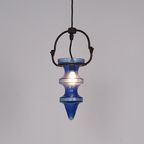 Raak Stalactiet Glazen Hanglamp Blauw, Nanny Still 1960S thumbnail 7