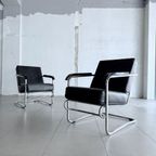 2x Vintage Lounge Chair By Enrico Prampolini For Cova Milano thumbnail 4