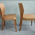 Vintage Eetkamer Stoelen (Scandinavische Stijl). thumbnail 4