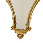 Klassieke Smalle Kuifspiegel Bladgoud Verguld Barok Stijl 72cm thumbnail 6