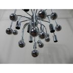 Vintage Sputnik Lamp Met 9 Lichtpunten En 16 Verchroomde Bollen thumbnail 9