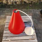 Vintage - Hanglamp - Kegelvorm - Rood - Ikea thumbnail 6