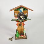 Miniatuur - Schwartzwald - Staand Klokje Met Slinger - Opwindbaar - West-Germany - 3E Kwart 20E E thumbnail 2
