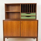 Scandinavisch Vintage Teak Fineren Boekenkast Bergnas thumbnail 8