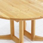 Vintage Deense Ronde Uitschuifbare Eettafel Tafel Vamdrup Stolefabrik thumbnail 6