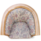 2 X Armchair / Club Chair / Floral Fabric / 1980s thumbnail 8