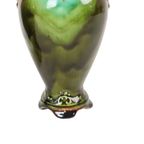 Franse Art Nouveau Barbotine Majolica Vaasjes Antiek Aardewerk 19cm thumbnail 12