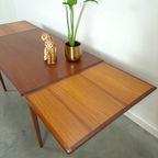 Fineer Uitschuifbare Eettafel, Vintage Tafel thumbnail 11