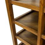 Art Deco Wandkast Vakkenkast Jaren 30 Eiken Open Kast thumbnail 9
