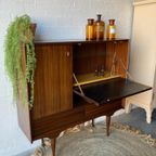 Retro Vintage Mid-century Dressoir,high-board,barkast thumbnail 16