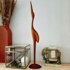 Vintage Teak Vogel 50Cm thumbnail 2