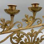 Antieke Gotische Kerk/Altaar Kandelaar thumbnail 14