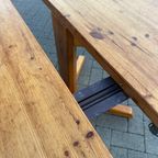 Vintage Eetkamerset – 6 Stoelen En Verstelbare Tafel thumbnail 15