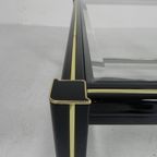 Hollywood Regency Salontafel Met 2 Geslepen Glasplaten, Jaren 70 thumbnail 12