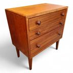 Vintage Design Ladekastje, Massief Hout H63b59d34cm thumbnail 4