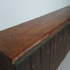 Spanisch Chestnut Wood Side Board Antiqu Bar Counter. Butcher Bar Counter thumbnail 14