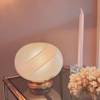 Murano Glass Pink Swirl Table Lamp thumbnail 3