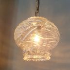 Mooie Franse Hanglamp In Een Prachtige 'Bubble Design' En Met Ketting Met Messing Delen. thumbnail 5