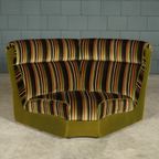 Vintage Modulaire Hoekbank – Velours – Jaren 70 thumbnail 5