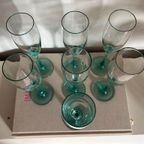 7x Luminarc France Champagne Glaze Aqua Groen thumbnail 5