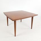 Vintage Teak Houten Salontafel Vierkant Deens Design thumbnail 2