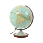 Verlichte Wereldbol Lamp 1965 Standaard Globe Nederlands Gdp Italië thumbnail 2