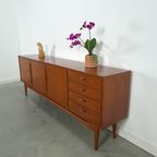 Teak Fineer Dressoir Met Lades Vintage thumbnail 15