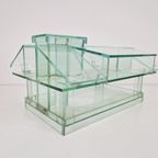 Vintage Glazen Designobject Modernist Modelhuis Uniek Glas thumbnail 3