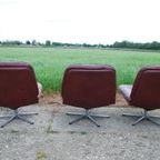 Vintage Fauteuils (3) Met Hocker (2) thumbnail 9