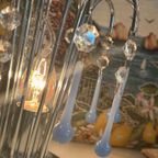 2 Beschikbaar ! Murano Opaline Vintage Teardrop Tafellampjes Lampen thumbnail 5