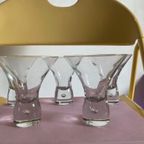 5X Cocktailglas Of Coupe Transparant Bolletje thumbnail 3